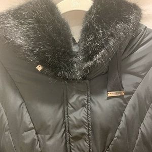 Tahari Black Down Jacket